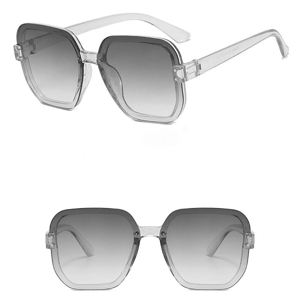 Kính Mát Gọng Vuông Chống Bức Xạ Chống Bức Xạ Phong Cách Hàn Quốc Thời Trang Cho Nữ