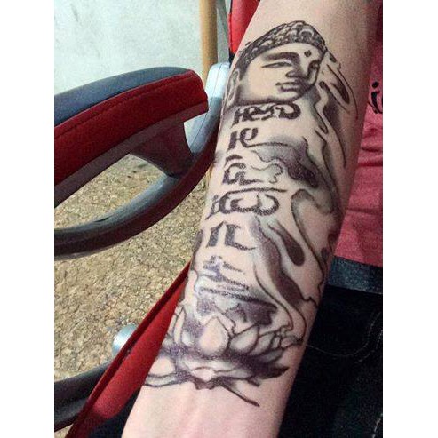 [ SIÊU GIẢM GIÁ TATTOO NAM ] Hình xăm dán tattoo Phật - miếng dán hình xăm đẹp dành cho nam