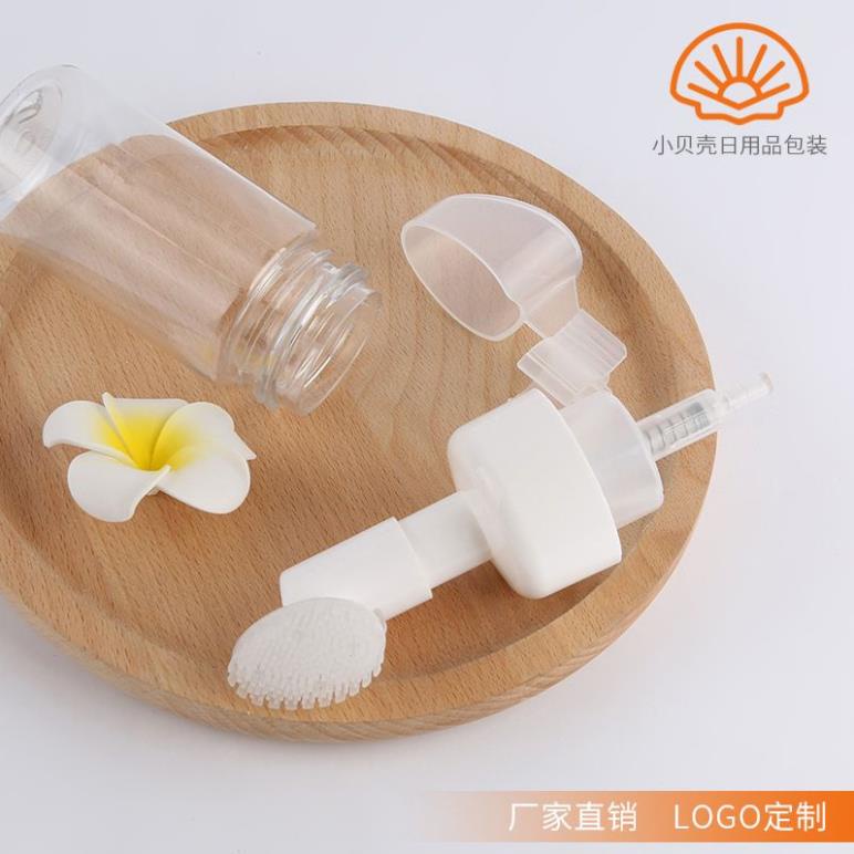 Chai Chiết Mĩ Phẩm ❤ TRÙM SỈ ❤ Chai Tạo Bọt Đầu Cọ Mát Xa Silicon 100ml,150ml đựng sữa rửa mặt , phụ kiện du lịch