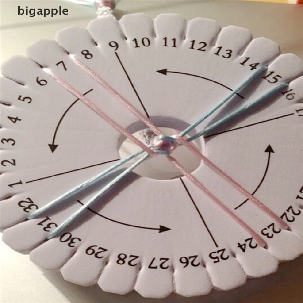 bigapple Round Square Handmade Beading Cord Disk Braiding Plate DIY Braided Braided Rope RDG