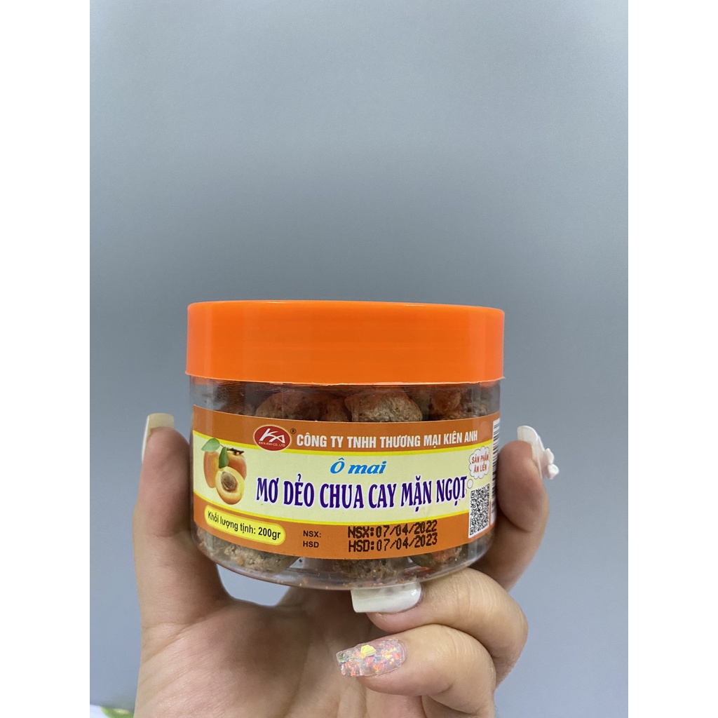 Ô mai MIX 200g Kiên Anh- Hương vị chua ngọt cay/đặc sản Hà Nội ăn vặt làm quà tặng