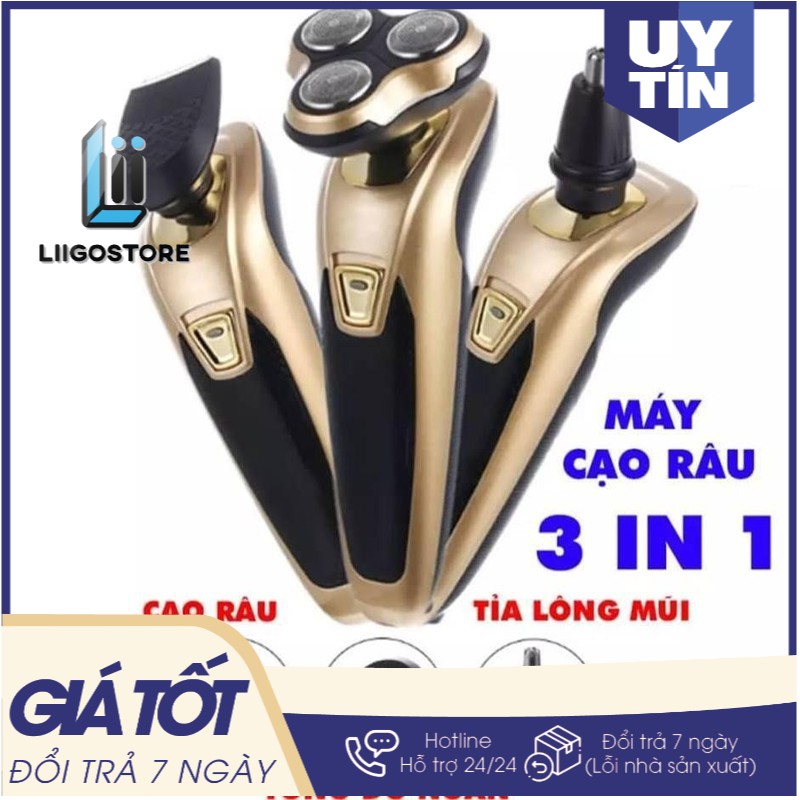 Tông đơ kiêm máy cạo râu 3 trong 1 Lingke FS-318 Hàng mới 2019