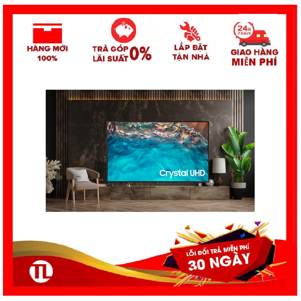 Ti vi Samsung 4K 85 inch UA85BU8000 Mới 2022