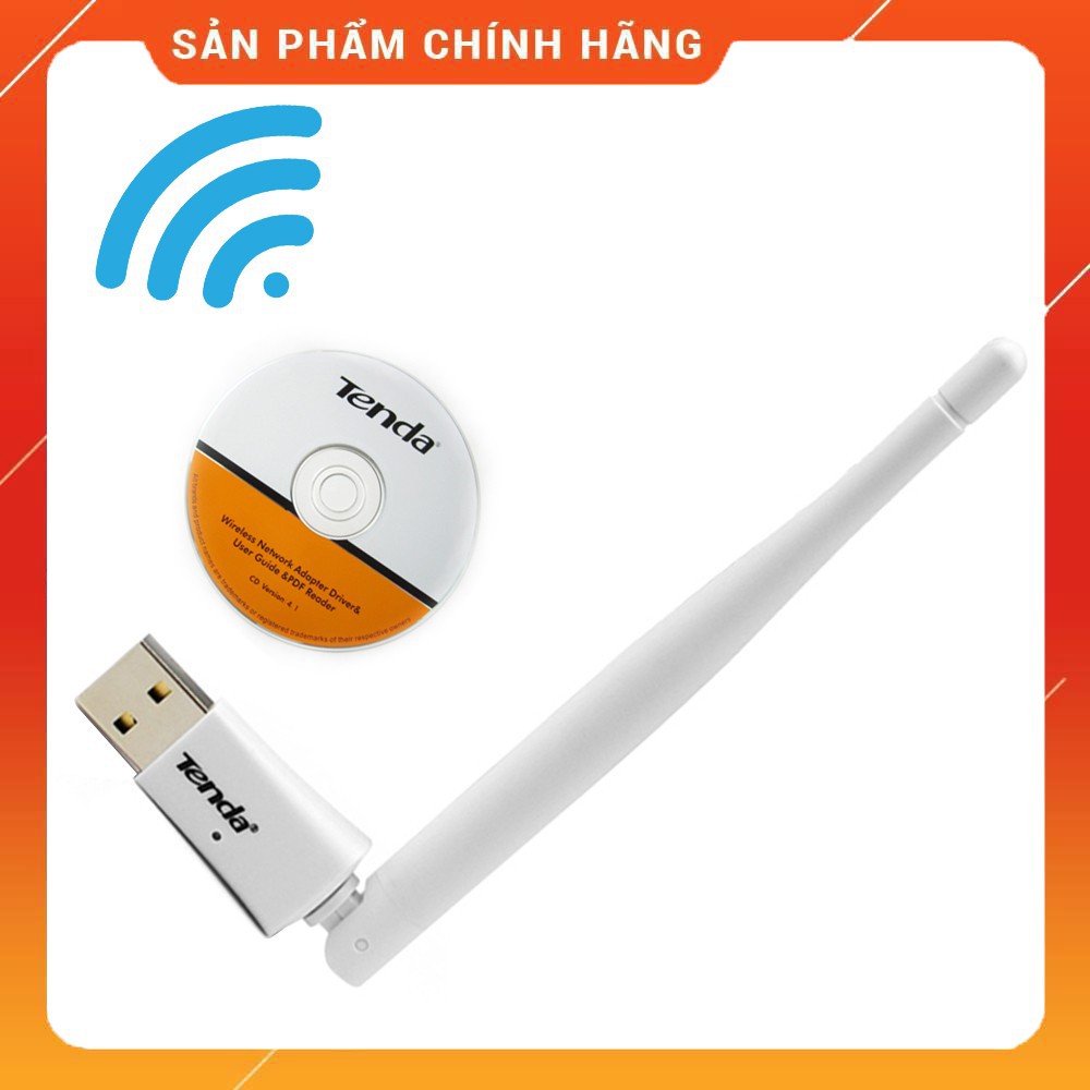 USB thu Wifi Tenda W311Ma (Có anten, 150Mbps). Hàng Chính Hãng. Vi Tính Quốc Duy