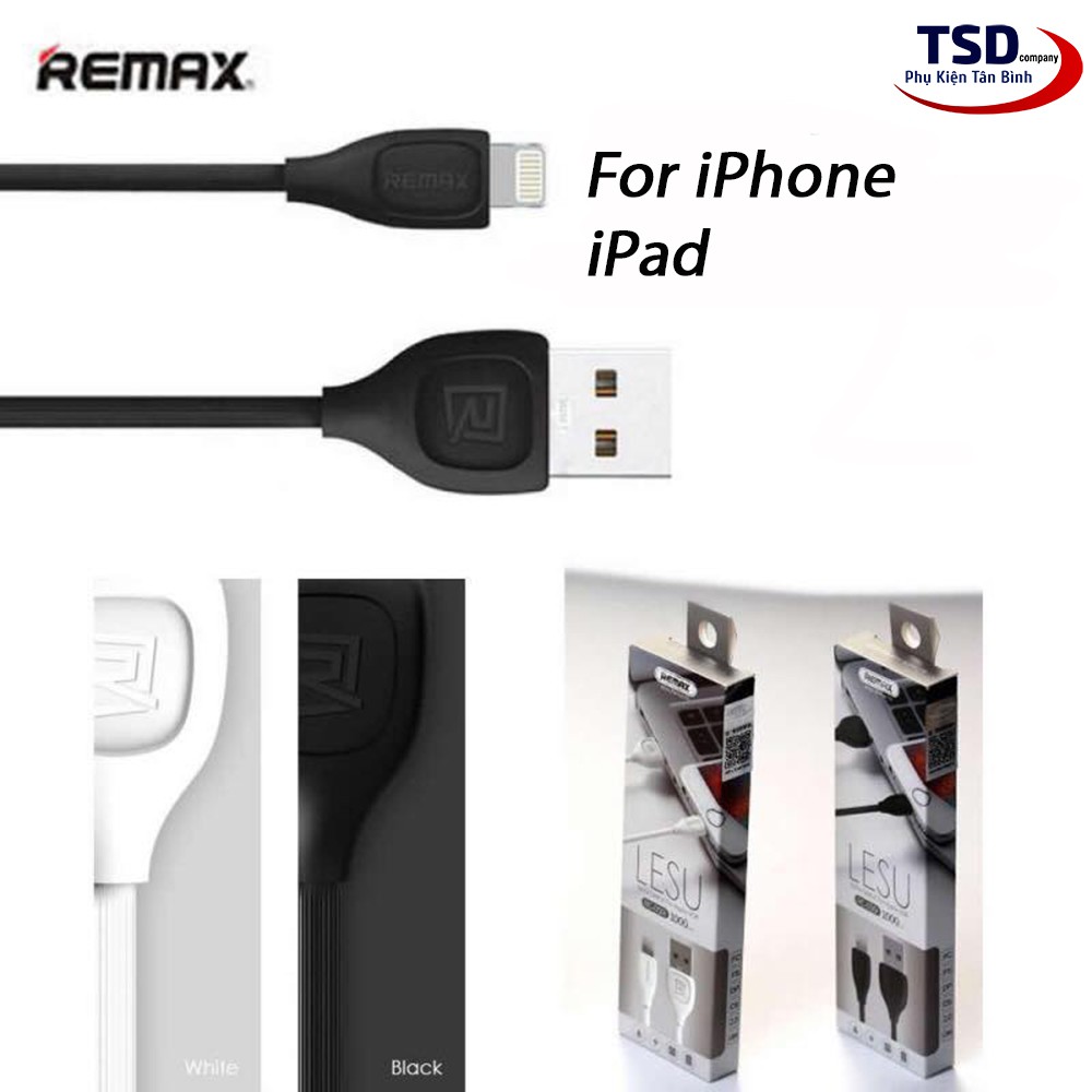 Cáp iPhone REMAX LESU RC-050i Bảo Hành 12 Tháng