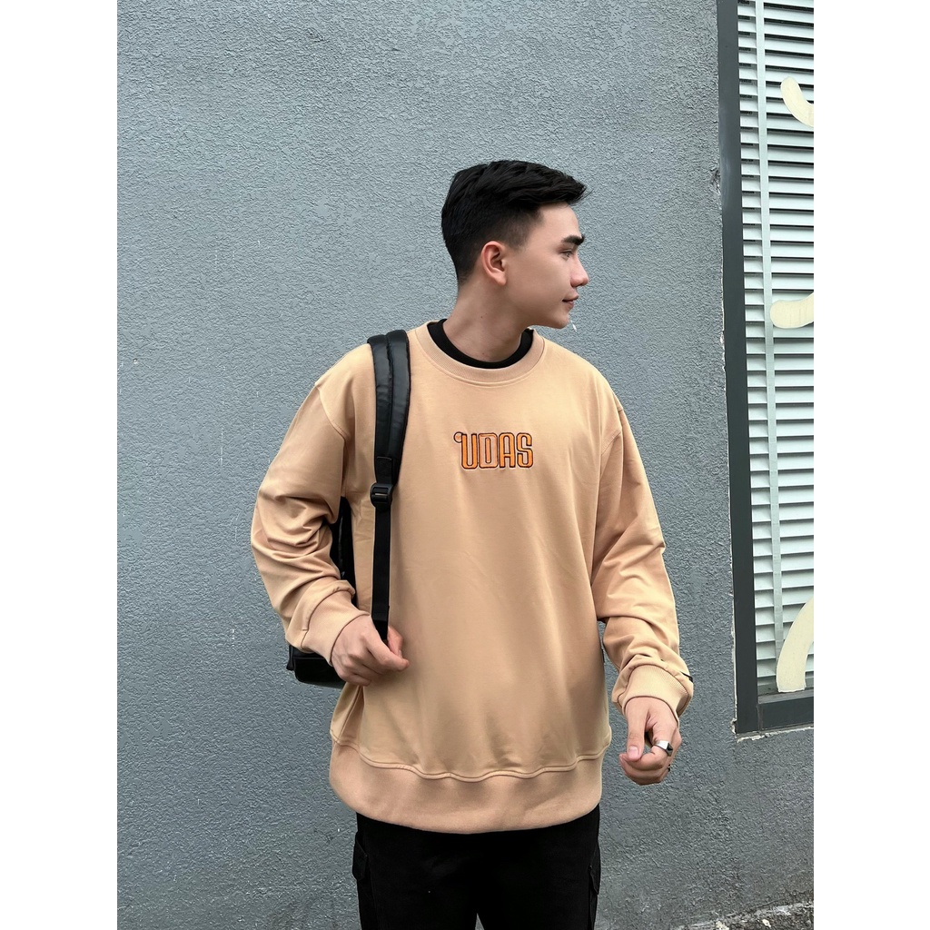 Áo Sweater UDAS form rộng unisex BASIC # 4 color
