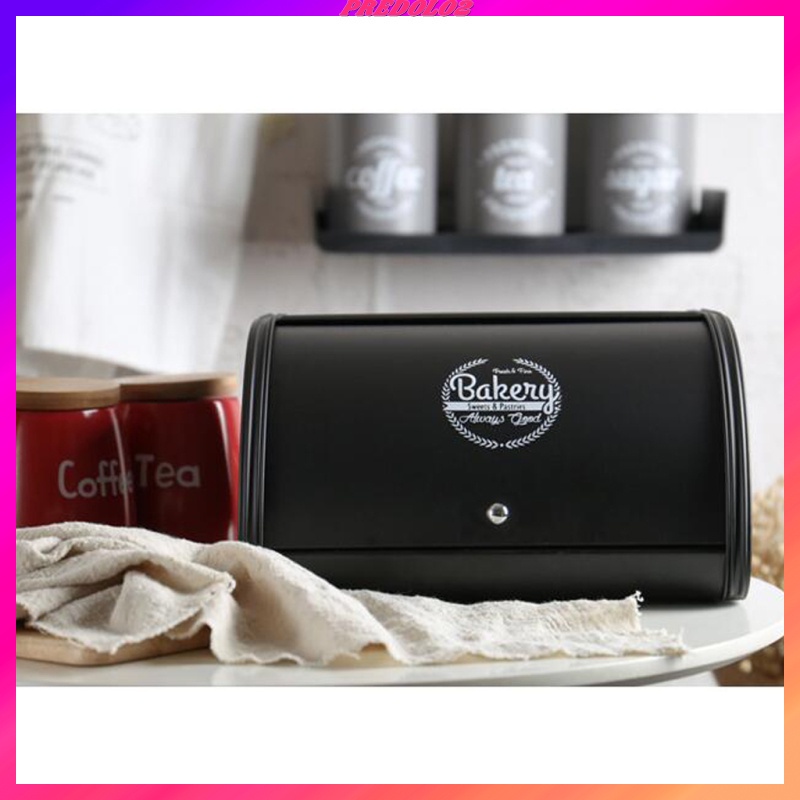 [Predolo2] Giỏ Sắt Đựng Bánh Mì / Bánh Mì / Bánh Ngọt Màu Đen Phong Cách Retro
