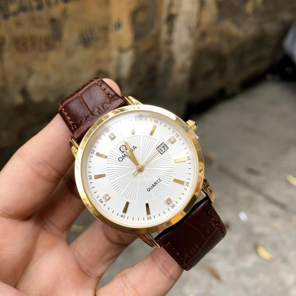 [Free Ship] Đồng Hồ Nam Omega mặt vân cực chất, siêu bền đẹp | BigBuy360 - bigbuy360.vn