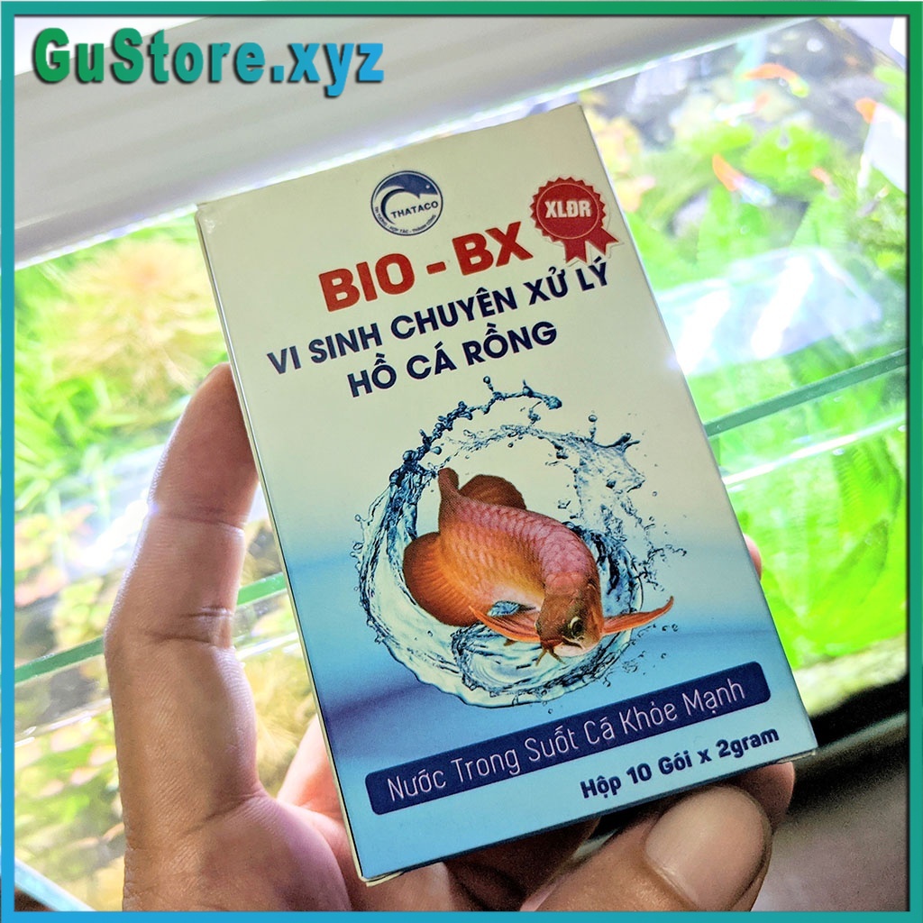 Men tiêu hóa vi sinh xử lý đường ruột BIO-BX XLĐR triệu chứng cá tôm giảm ăn biếng ăn sd hồ cá kiểng thủy sinh