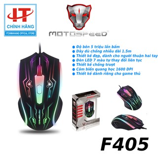 Chuột Game Thủ Motospeed F405 Optical Gaming MouseCam kết
