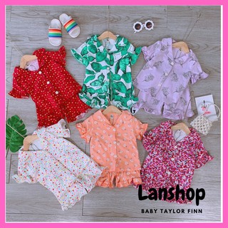 Bộ pijama đồ bộ bé gái siêu dễ thương hàng cotton Sài Gòn cao cấp
