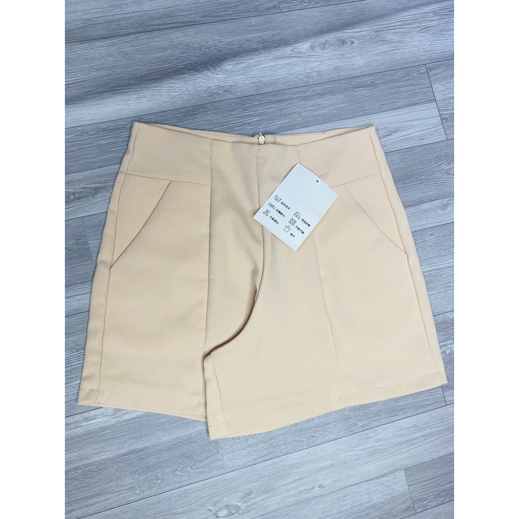 Quần Short Cạp Cao Khóa Sau ms 35