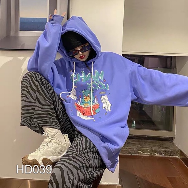 Áo hoodie nam nữ VN CLO in hình và chứ chan you - HD039