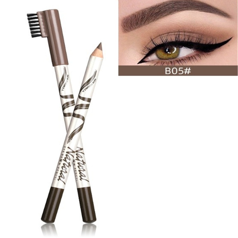 Chì Kẻ Mày Dạng Vặn Kháng Nước Chống Nhòe Lâu Trôi Với Đầu Cọ Chải Tiện Dụng