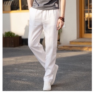 Quần đũi dài nam ống suông nam, ống rộng nam cao cấp chất vải linen cao cấp