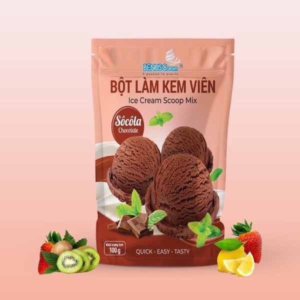 Bột làm kem Viên Nhiều vị