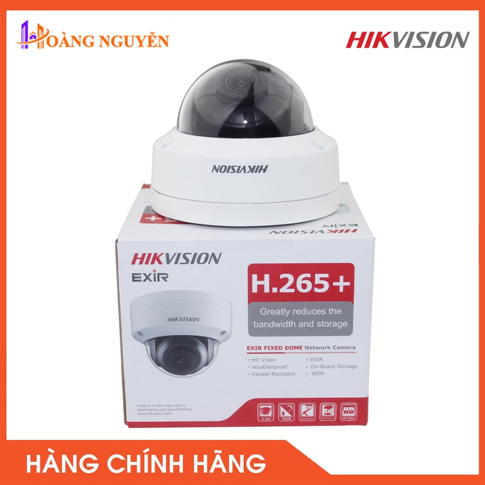 [NHÀ PHÂN PHỐI] Camera IP HikVision 4.0 Megapixel DS-2CD2143G0-I chuẩn H.265+