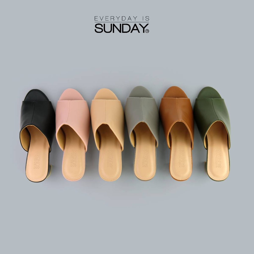 [Mã FASHIONMALLT4 giảm 15% đơn 150k] Guốc nữ 5cm SUNDAY GG04