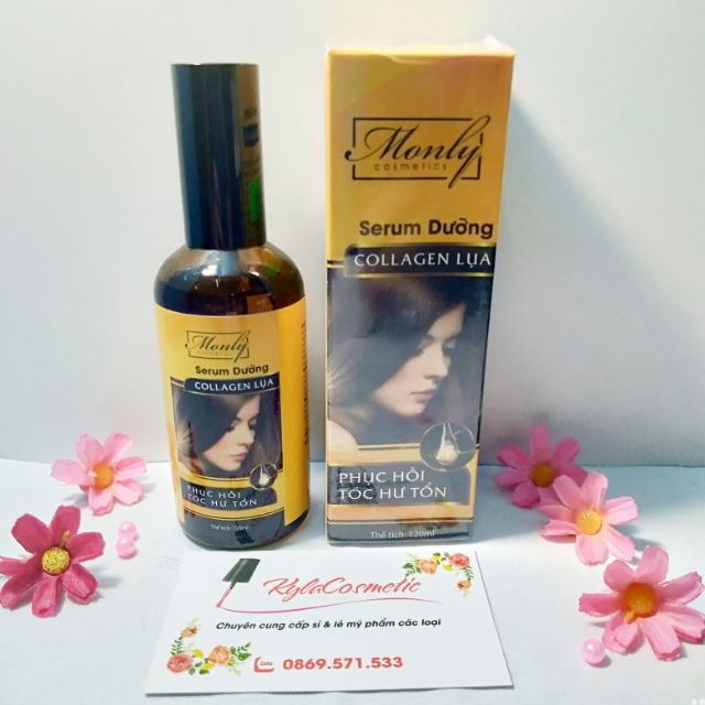 Serum dưỡng tóc Collagen lụa Monly