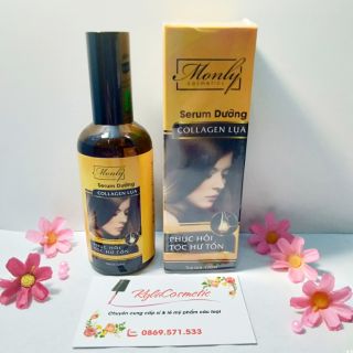Serum dưỡng tóc Collagen lụa Monly