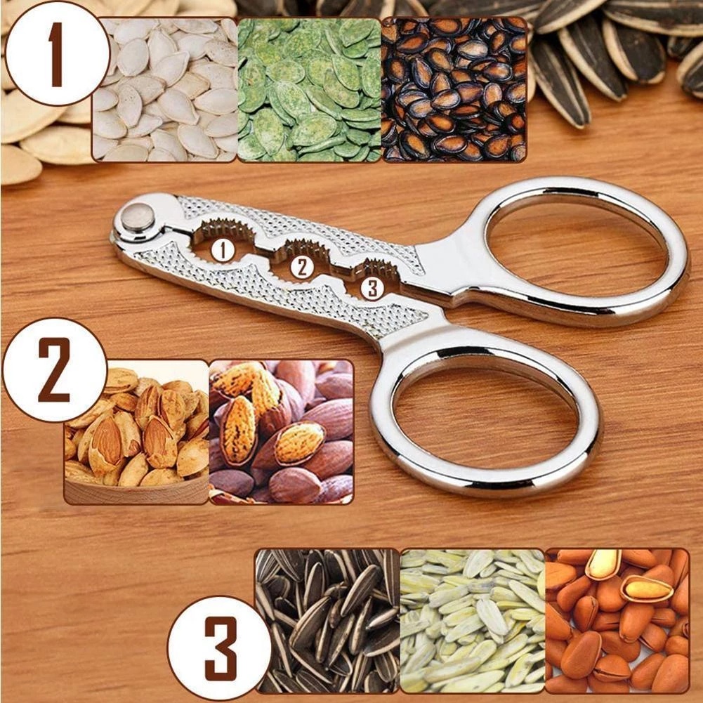 Dụng Cụ Tách Hạt Dưa/Hạt Dưa Hình Hoa Hướng Dương Bằng Thép Không Gỉ Đa Năng Cho Nhà Bếp