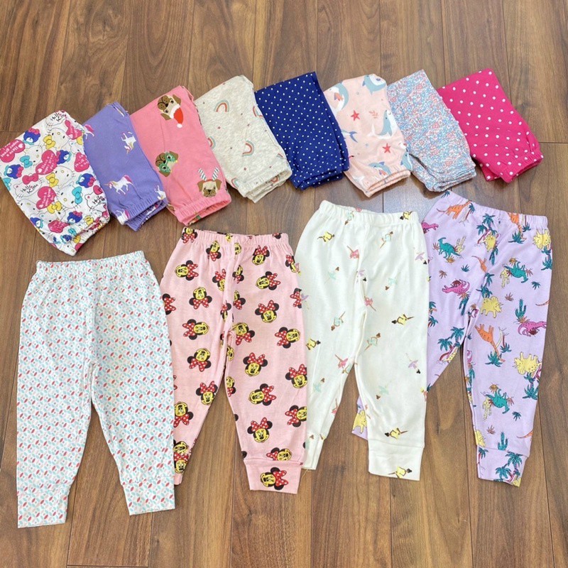 Set 5 quần dài thu đông bozip cho bé trai/bé gái(8-18kg)