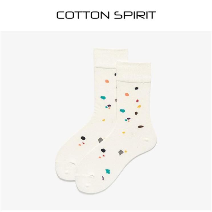 Tất Cổ Cao Nữ Cá Tính Cotton Vớ Cổ cao Hàn Quốc Thời Trang