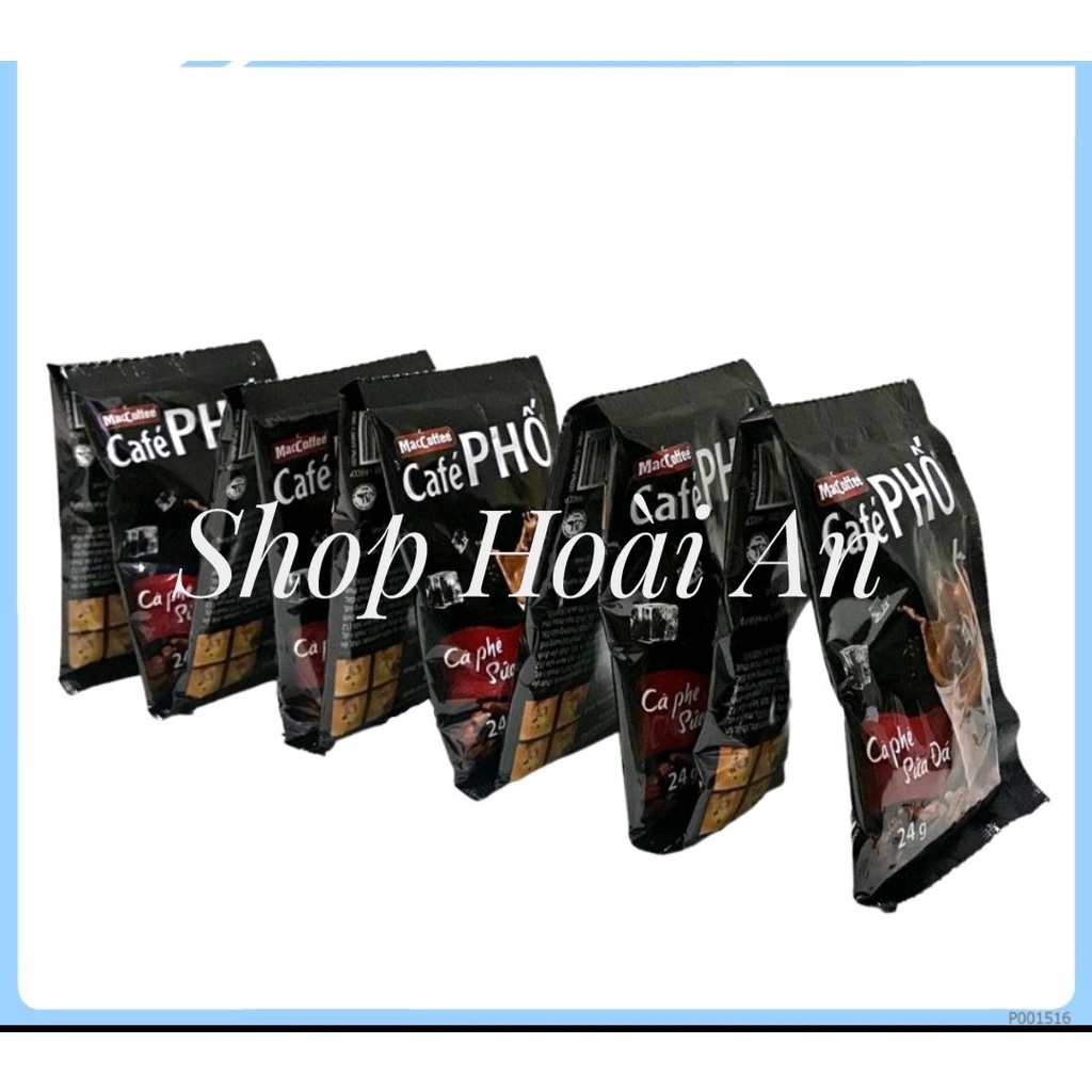 CÀ PHÊ PHỐ SỮA DÂY 10 GÓI x 24g