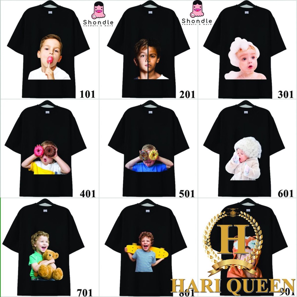 In Theo Yêu Cầu - Áo ADLV Đen Thun Cotton 2 chiều 24 Mẫu Hot HARIQUEEN