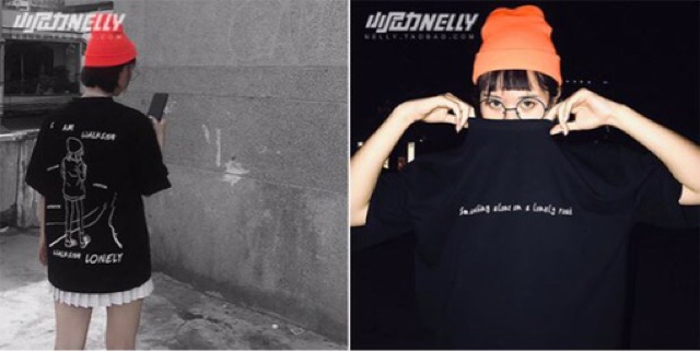 Áo phông nelly heybig sale ( có sẵn ) Lonely