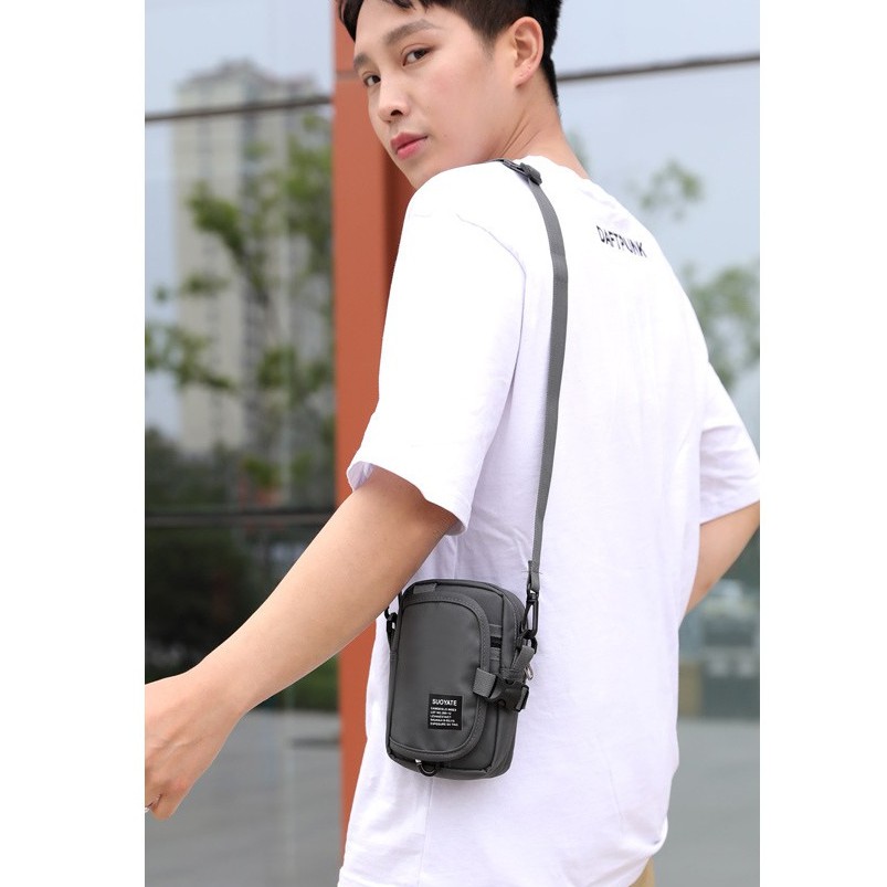 Túi đeo hông đựng điện thoại , túi đeo chéo nam nữ thời trang chống nước cao cấp | BigBuy360 - bigbuy360.vn