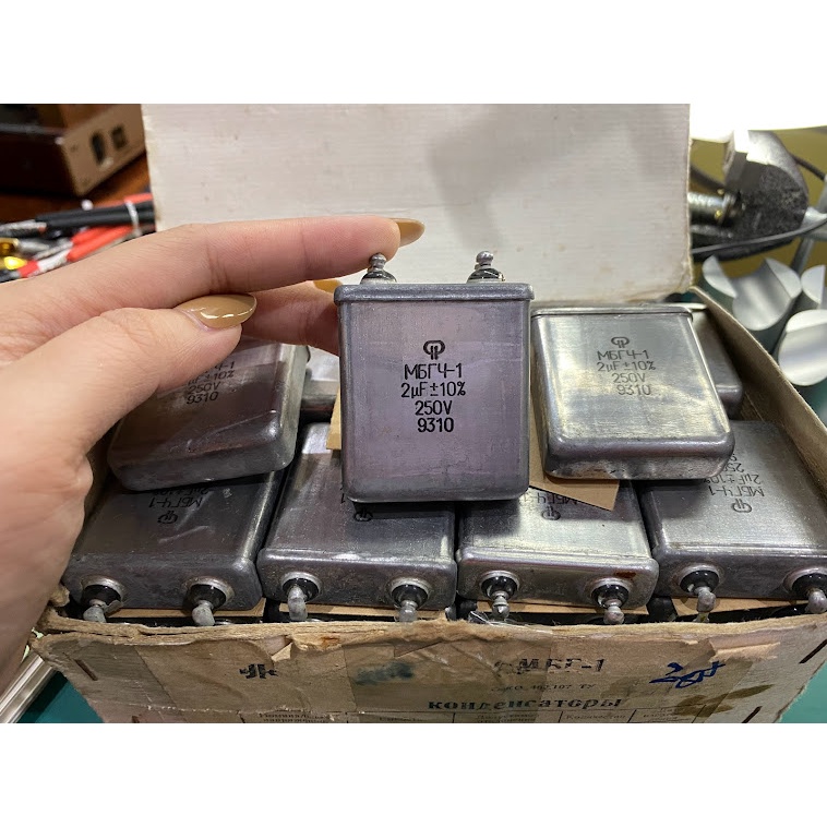 Tụ dầu Nga mới 2mk 250v bán lẻ rẻ như bán buôn