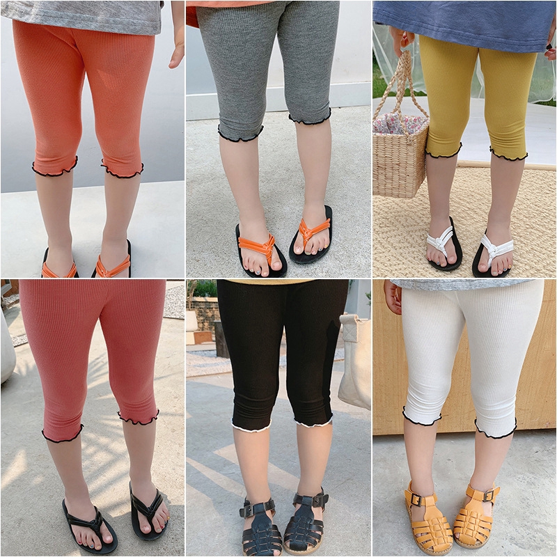 Quần Legging Thời Trang Mùa Hè Cho Bé Gái 3-8 Tuổi