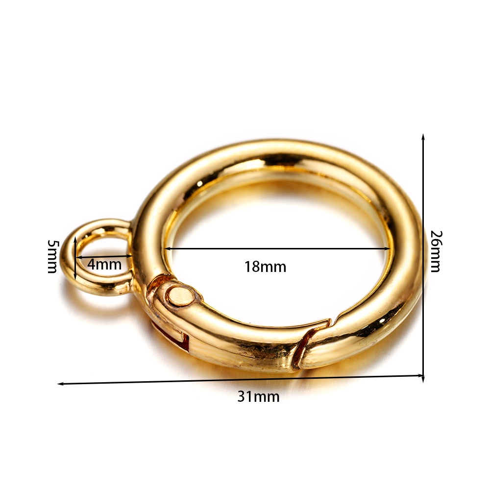 Bộ 5 Móc Khóa Hợp Kim 26mm Chất Lượng