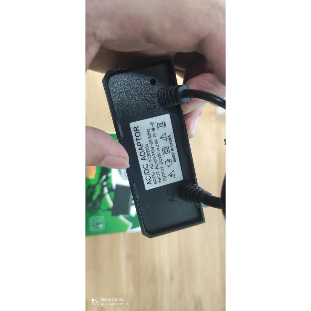 Nguồn dời chống nước 12v-2a, nguồn camera 12v-2a, adapter camera ngoài trời | BigBuy360 - bigbuy360.vn