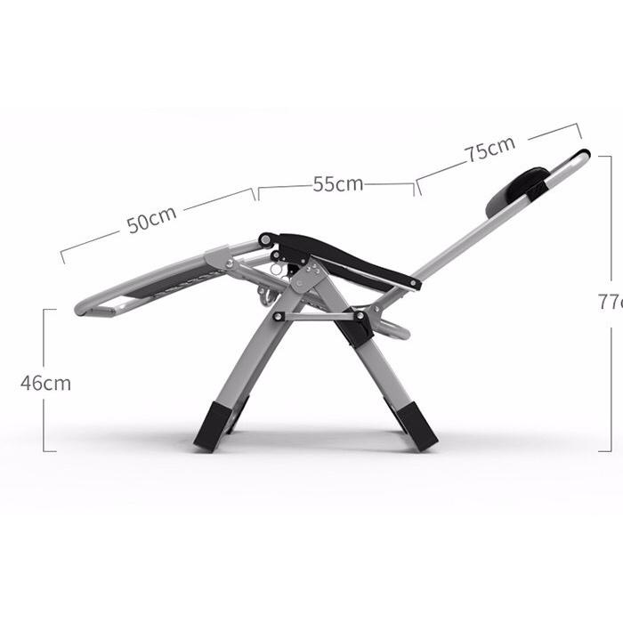Ghế xếp thư giãn NINDA NDG830 gấp gọn, có khoá sắt , nghỉ ngơi , người nhà bệnh nhân hay trong phòng làm việc