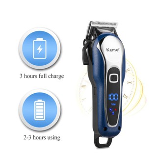 Tông đơ cắt tóc không dây kemei km-1995 | tông đơ cao cấp dùng cho salon và gia đình