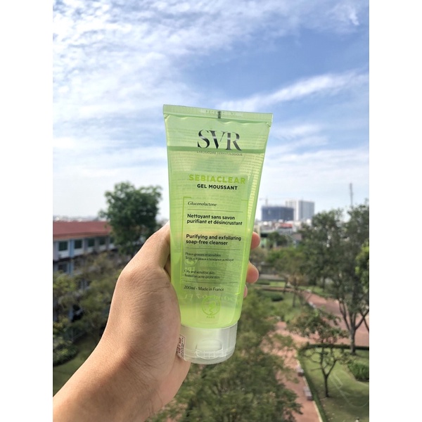 Sữa Rửa Mặt SVR Cho Da Dầu Mụn, Da Nhạy Cảm Sebiaclear Gel Moussant Xanh Lá - Bác Sĩ Da Liễu An