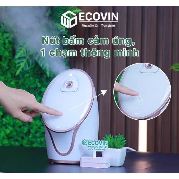 Máy xông hơi da mặt nóng lạnh, máy phun sương bổ sung độ ẩm cho da CR-CH10 cao cấp