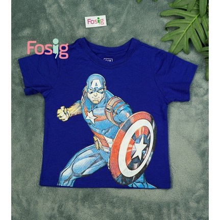 [9-21kg] Áo Thun Tay Ngắn Bé Trai GP - Xanh Dương Captain