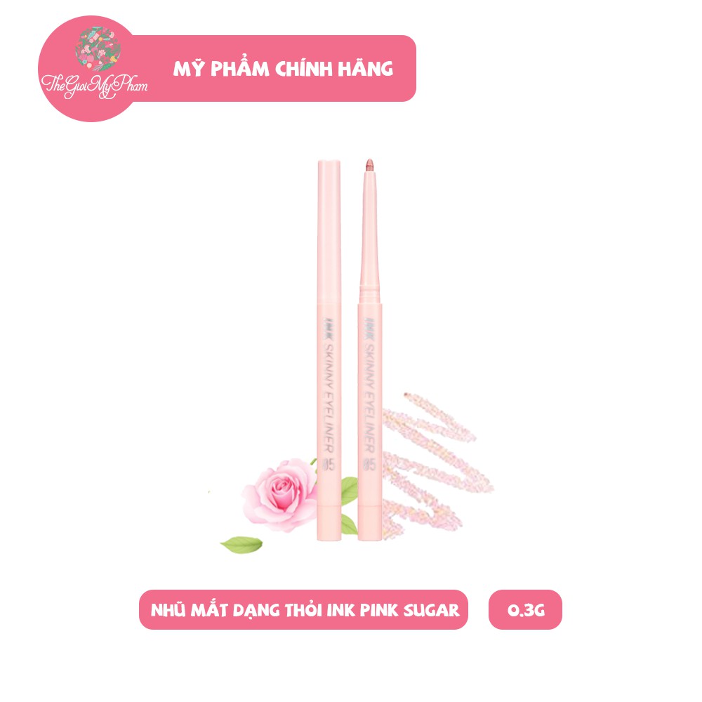 Chì Kẻ Mắt Peripera Ink Skinny Eyeliner - 05 Pink Sugar