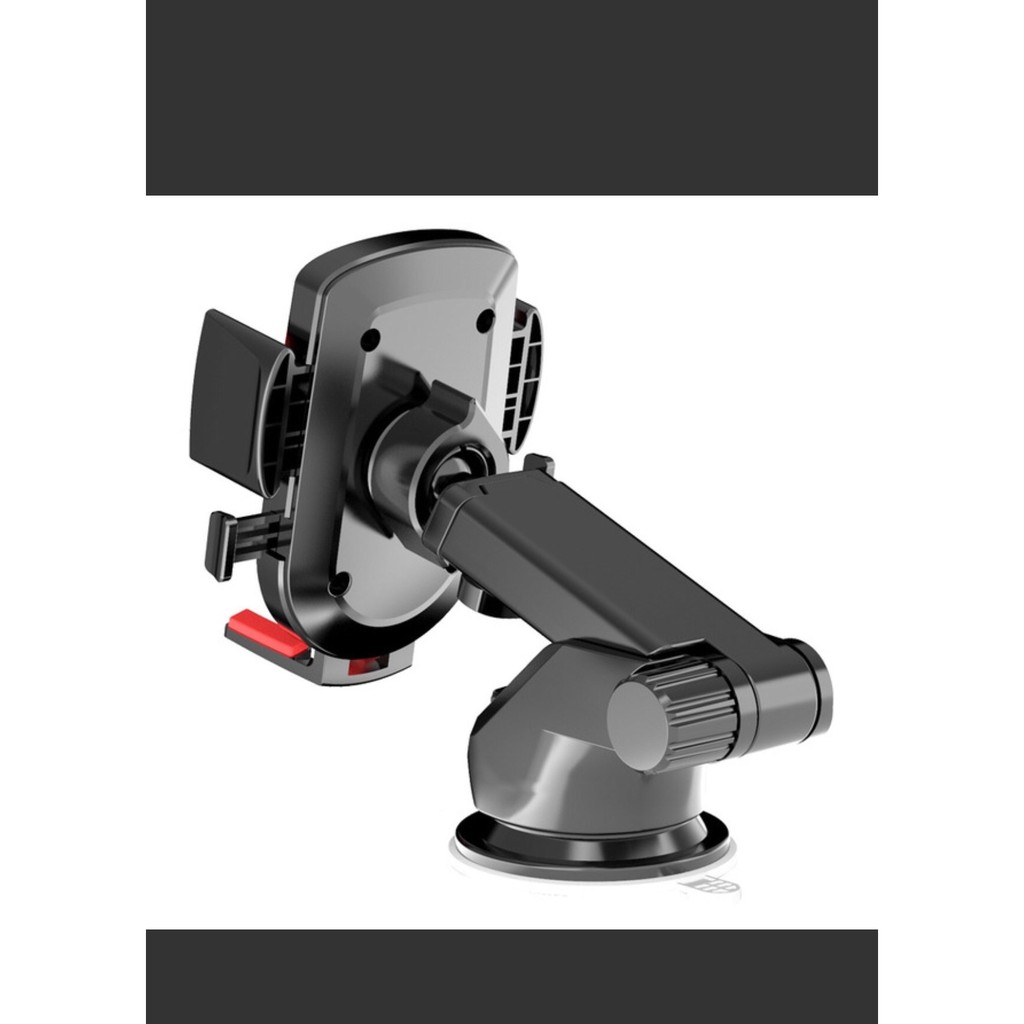 GIÁ ĐỠ, KẸP ĐIỆN THOẠI ĐẾ HÍT CHÂN KHÔNG, XOAY 360 ĐỘ, ĐIỀU CHỈNH ĐƯỢC ĐỘ DÀI