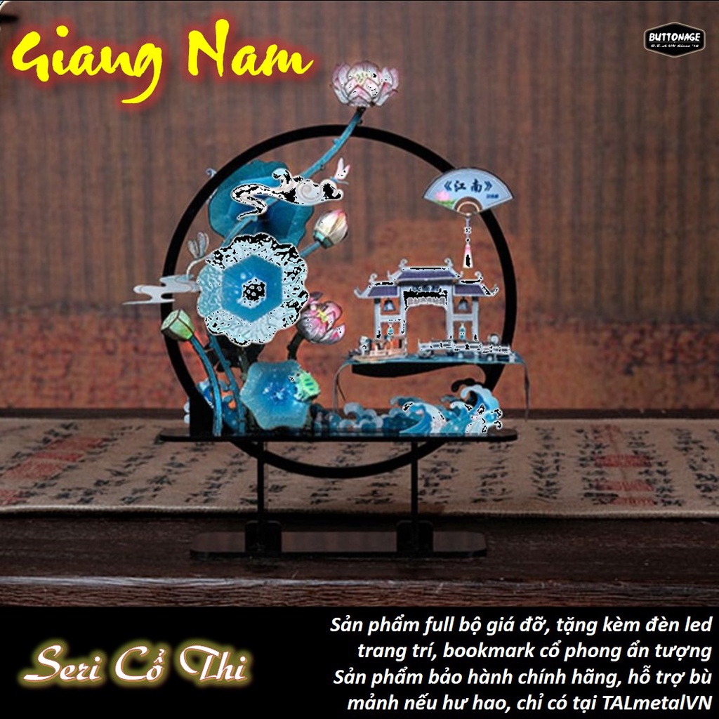 Mô Hình Lắp Ráp 3d Seri Thơ Họa