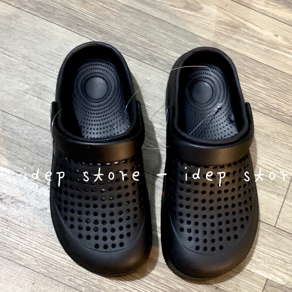 Dép crocs unisex siêu nhẹ SL017 - Dép sục lỗ bít mũi nam nữ đi mưa siêu bền | BigBuy360 - bigbuy360.vn