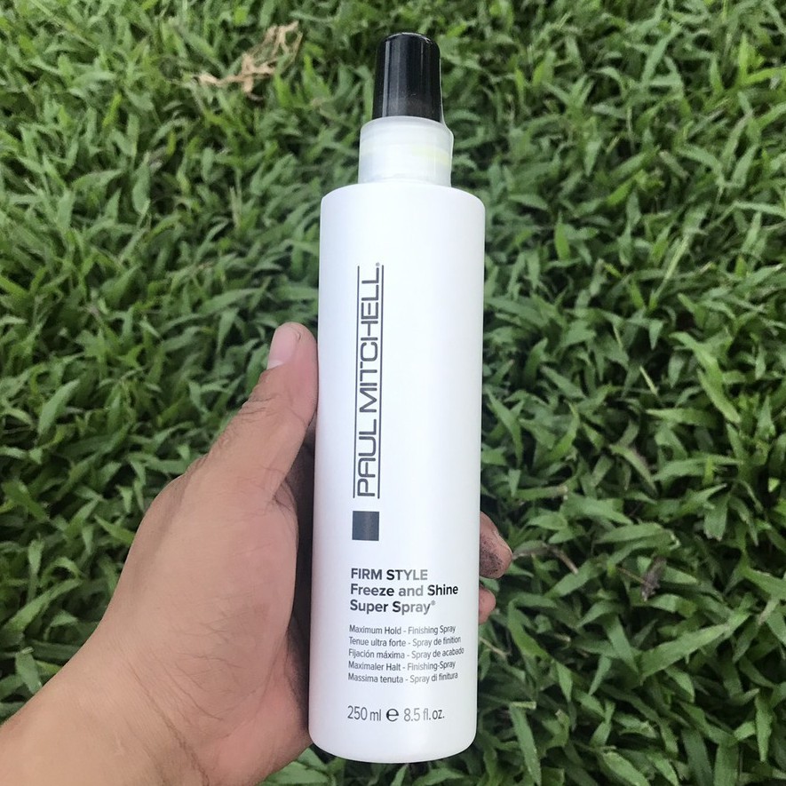 Keo xịt tạo kiểu cứng và sáng bóng Freeze and Shine Super Spray Paul Mitchell