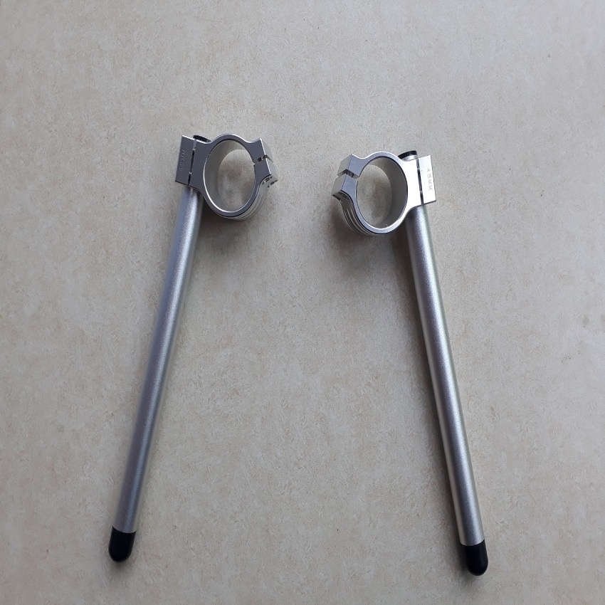 Ghi đông Clip ON 45MM độ cafe racer chất liệu nhôm CNC cao cấp