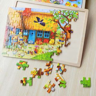 Đồ chơi tranh ghép hình gỗ 60 mảnh ( giao ngẫu nhiên)