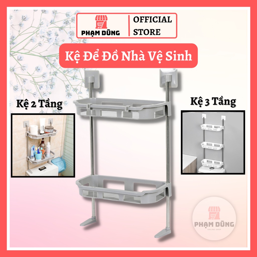 Kệ để đồ nhà tắm 2 tầng , 3 tầng