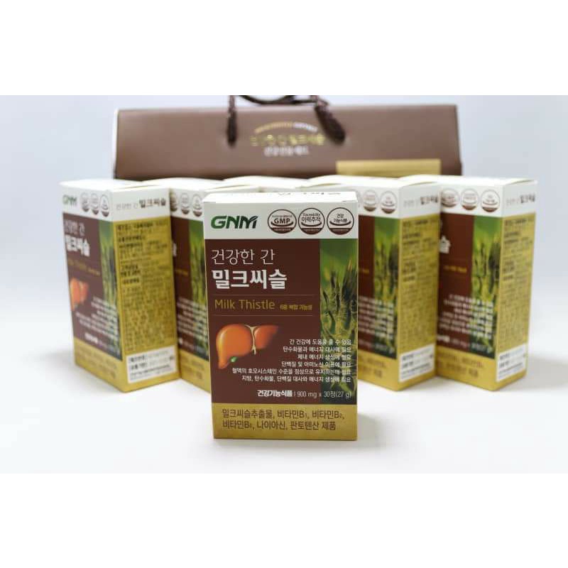 Viên uống bổ Gan GNM Natural MilkThistle Hàn Quốc 30v
