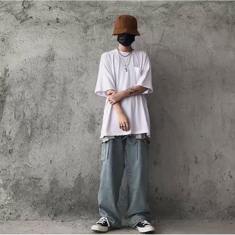 [ORDER-CÓ BIG SIZE] Quần bò jeans ống rộng túi hộp oversize hiphop Ulzzang siêu chất ❤️ | BigBuy360 - bigbuy360.vn